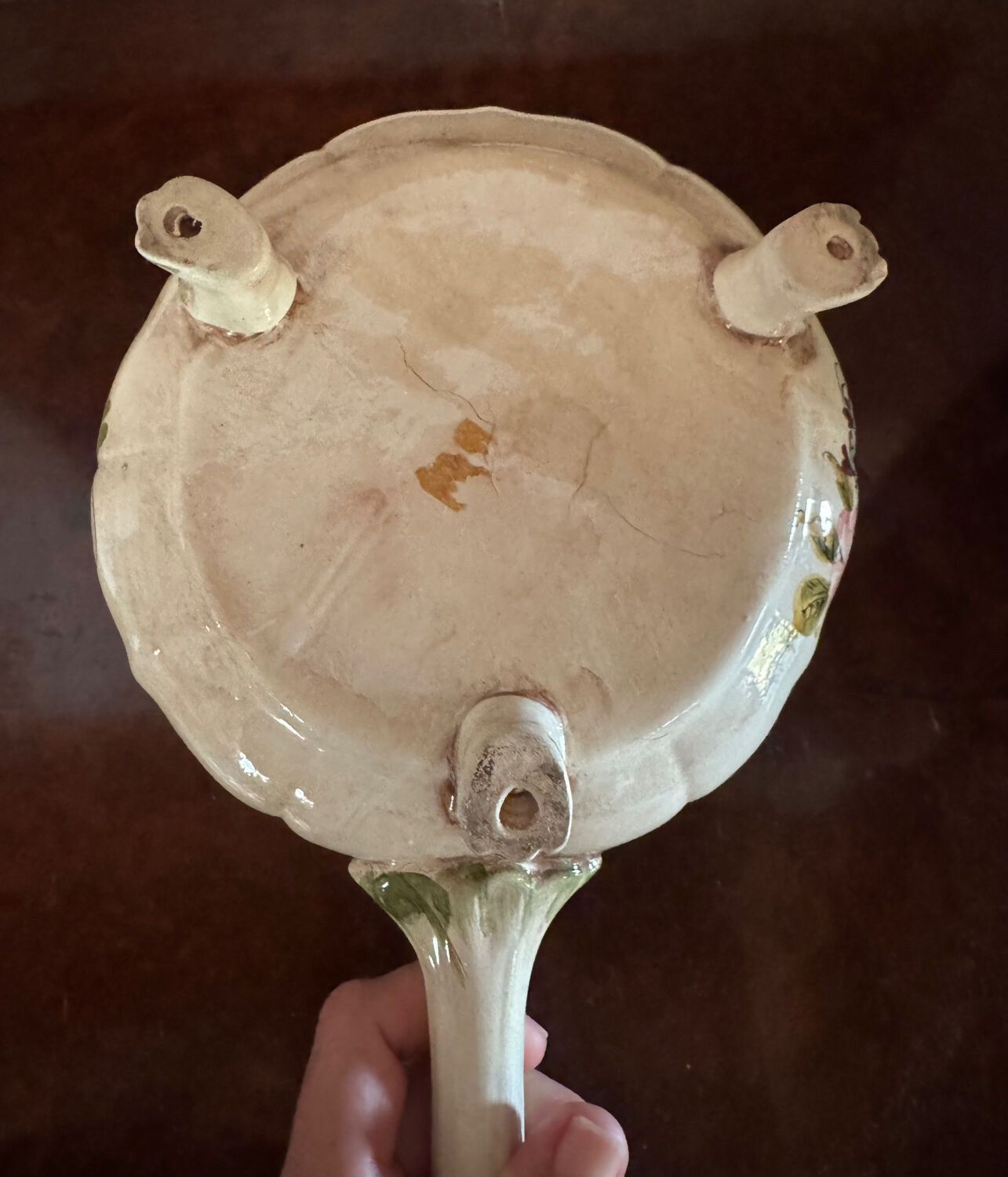 Antique ceramic flower vase