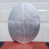 19th century oval beveled mirror