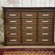 Oak cabinet from the early 20th century at support height.