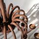 Large antique chandelier with 16 light arms