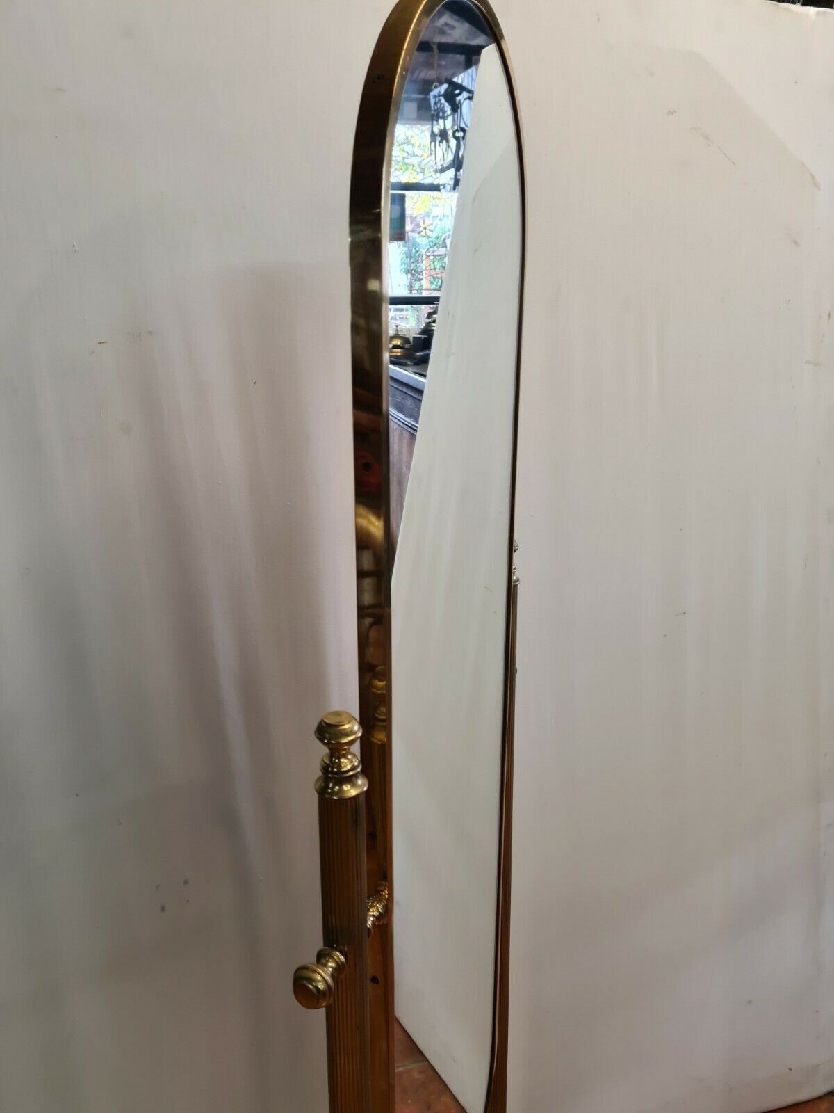 Miroir psychée en laiton