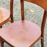 Set of 12 old Thonet bistro chairs