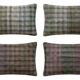 Set of 4 vintage kilim cushion covers 41x61 cm