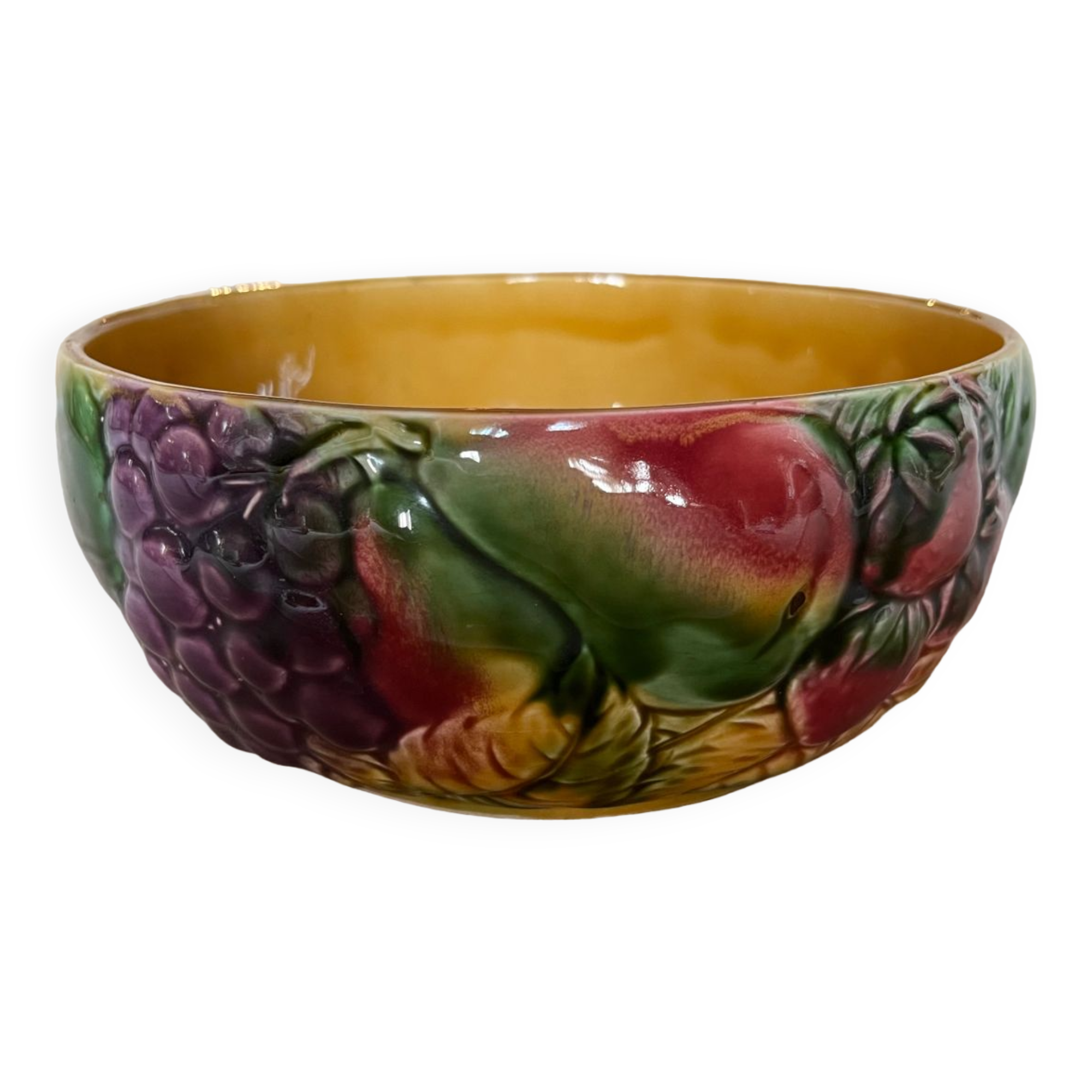 Vintage Sarreguemines slip cup