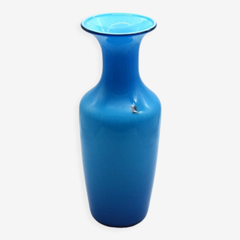 Vase Venini Opalino, années 1970