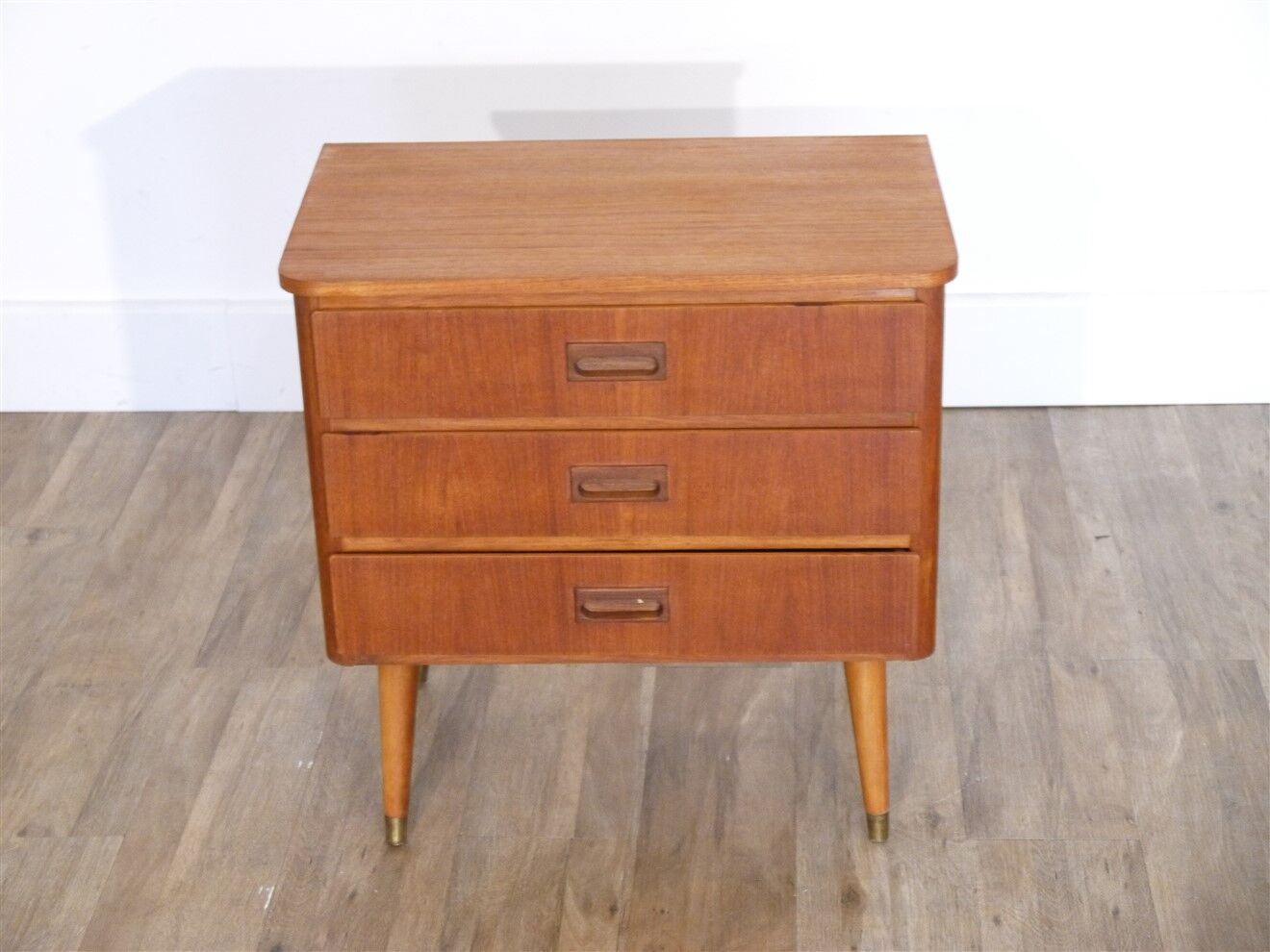 Scandinavian vintage teak chest of drawers 1960