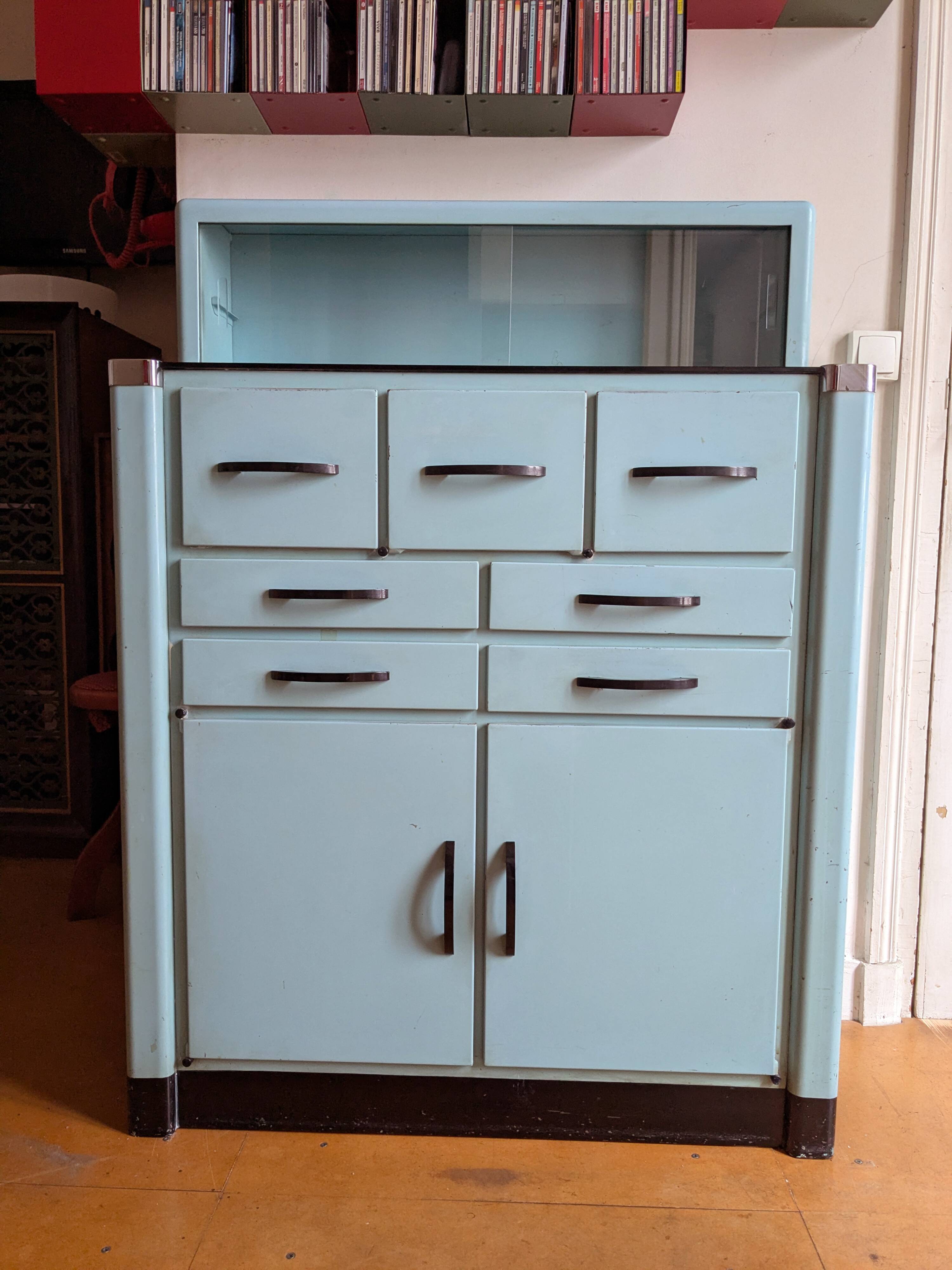 1950s dentist's cabinet