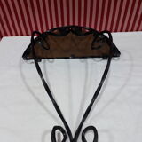 Twisted wrought iron console - 50s