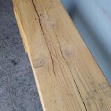 Bench 120 cm patinated solid wood