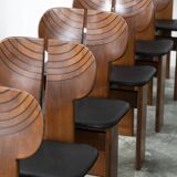 Africa chairs by Afra & Tobia Scarpa for Maxalto, Italy, 1970s