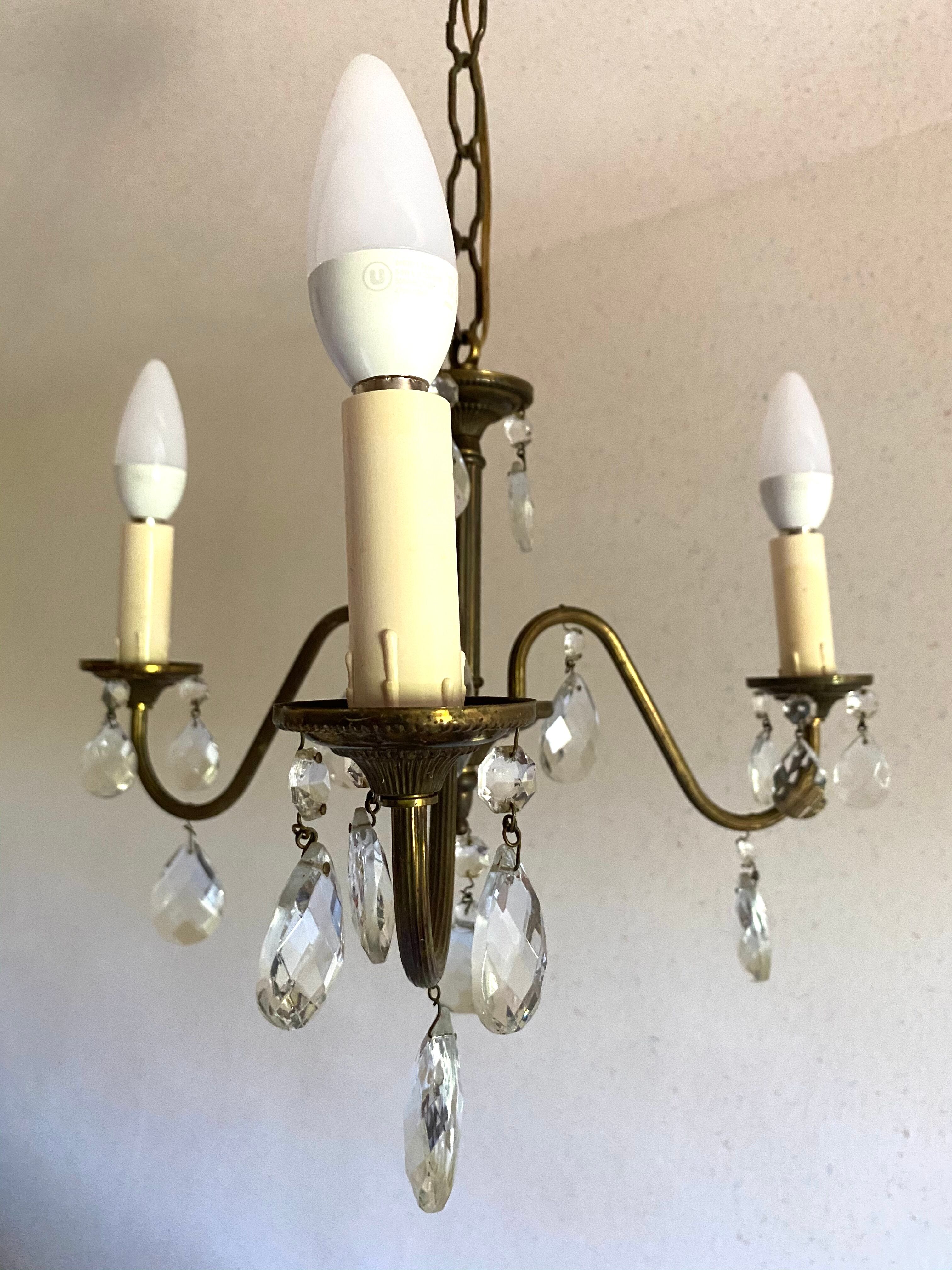 Old grapefruit chandelier