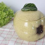 Soupière Poire en barbotine, vintage