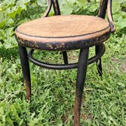 Pair of bistro-style chairs