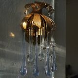Crystal Wall Lights by Palme & Walter Palwa, 1960s, Set of 2