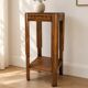 Sellette Art déco ancienne en bois