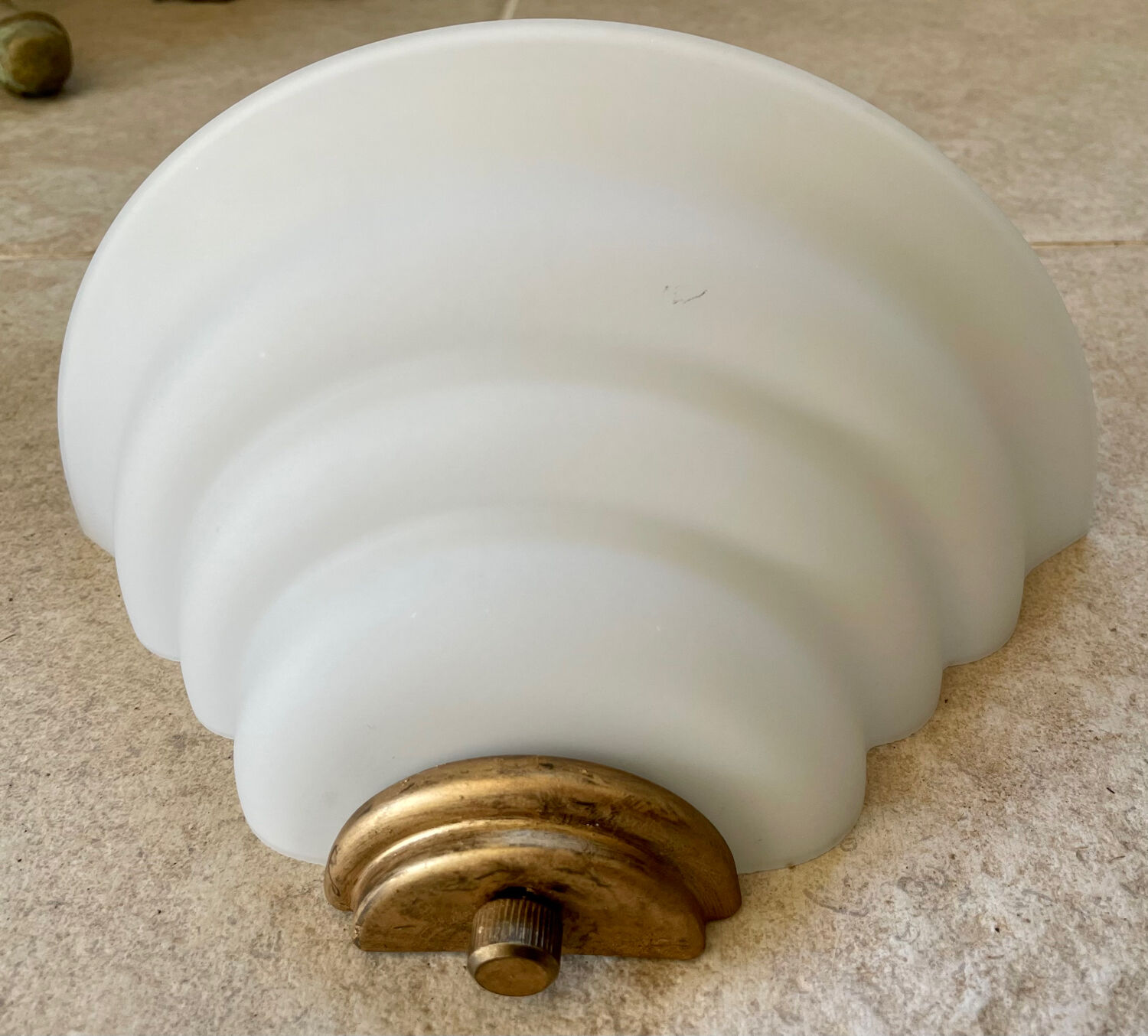 Pair of Vianne opaline wall lights