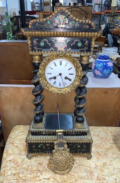 STC Pendule 100% Marseille Avec Ballon Balancier - Horloge Murale OM