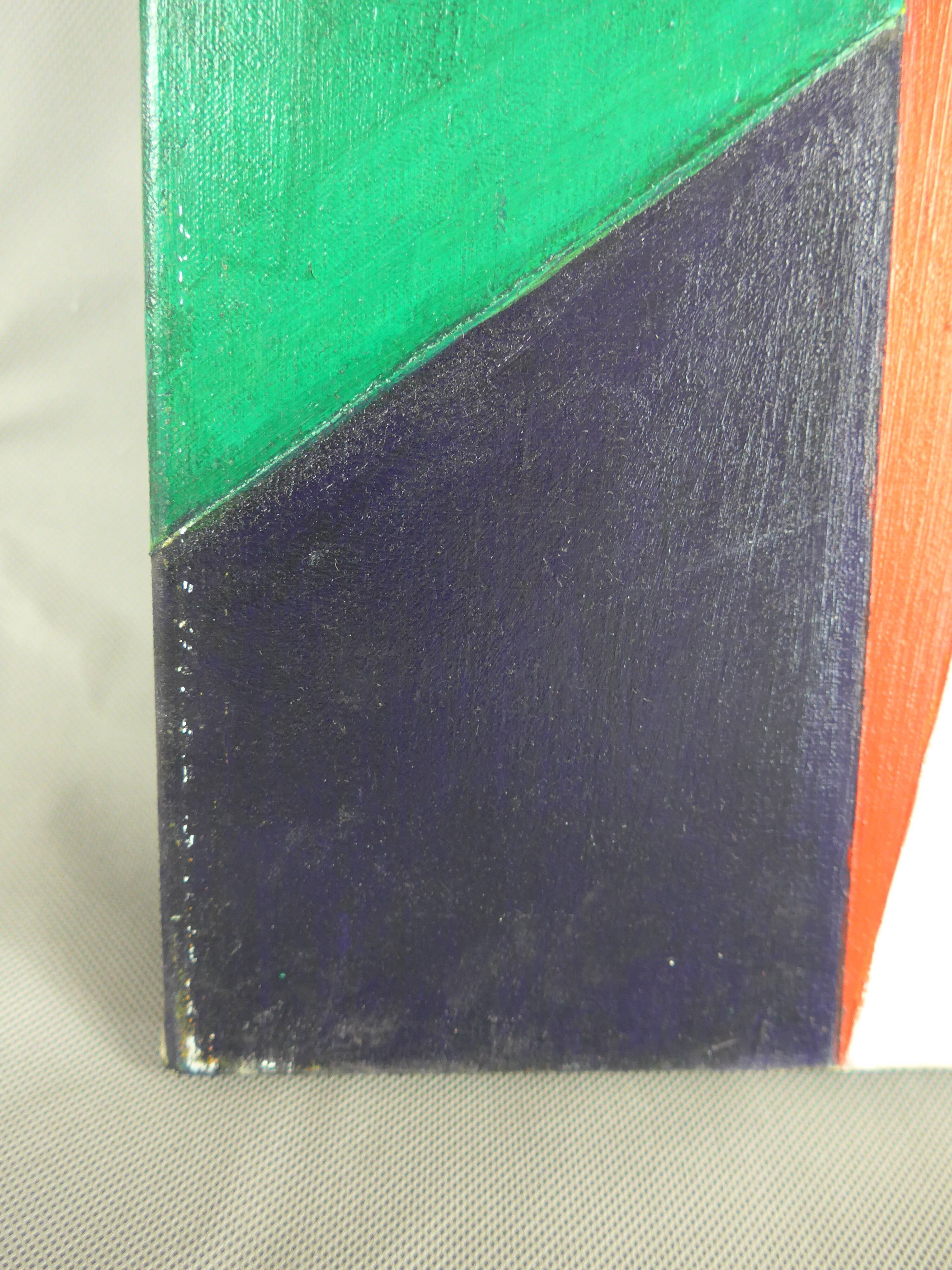 Geometric unsigned canvas