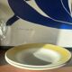 Yellow soup plates