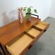 Teak schoenenkast met zwart metalen poten, nr. 1