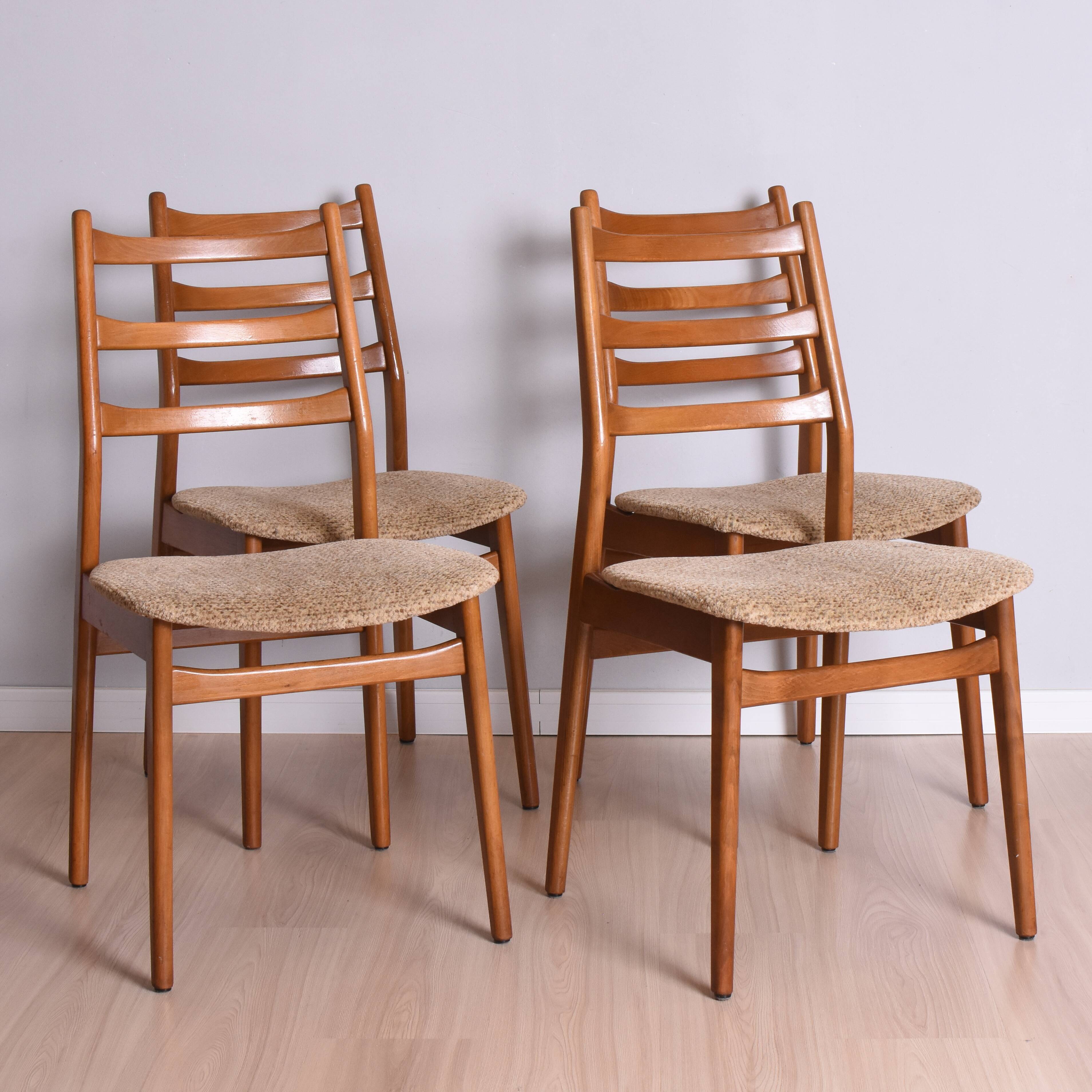 Set of four Casala chairs, Germany, 1960s