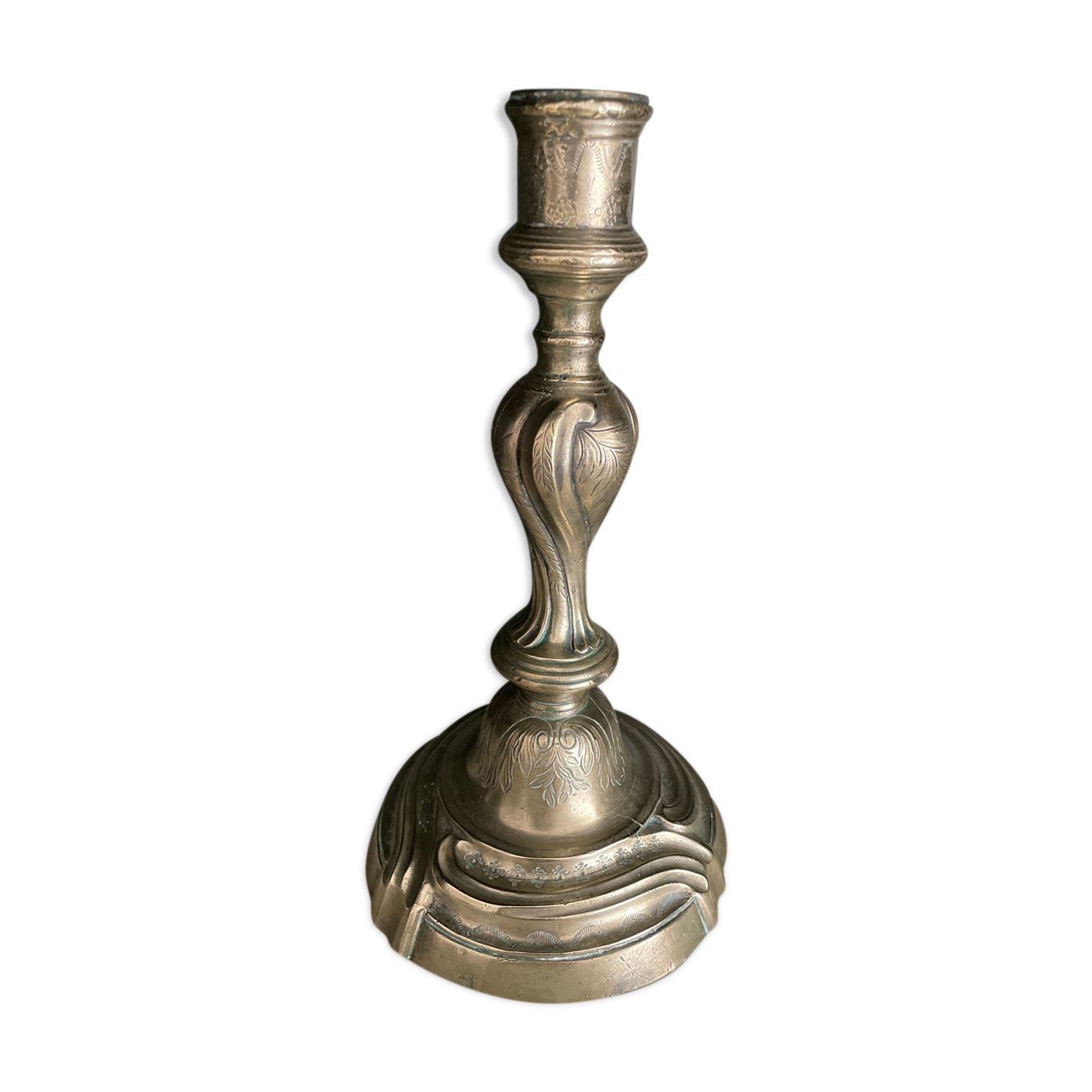 Candle holder bronze Louis XV, XVIIIth century