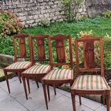 Set of 4 chairs, 1950s/1970s