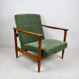Green Olive GFM-142 Armchair attributed to Edmund Homa, 1970s