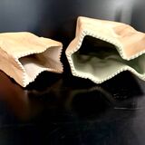 Paper Bag Ceramic Vase by Tapio Wirkkala for Rosenthal