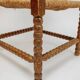Classic vintage bobbin corner armchair
