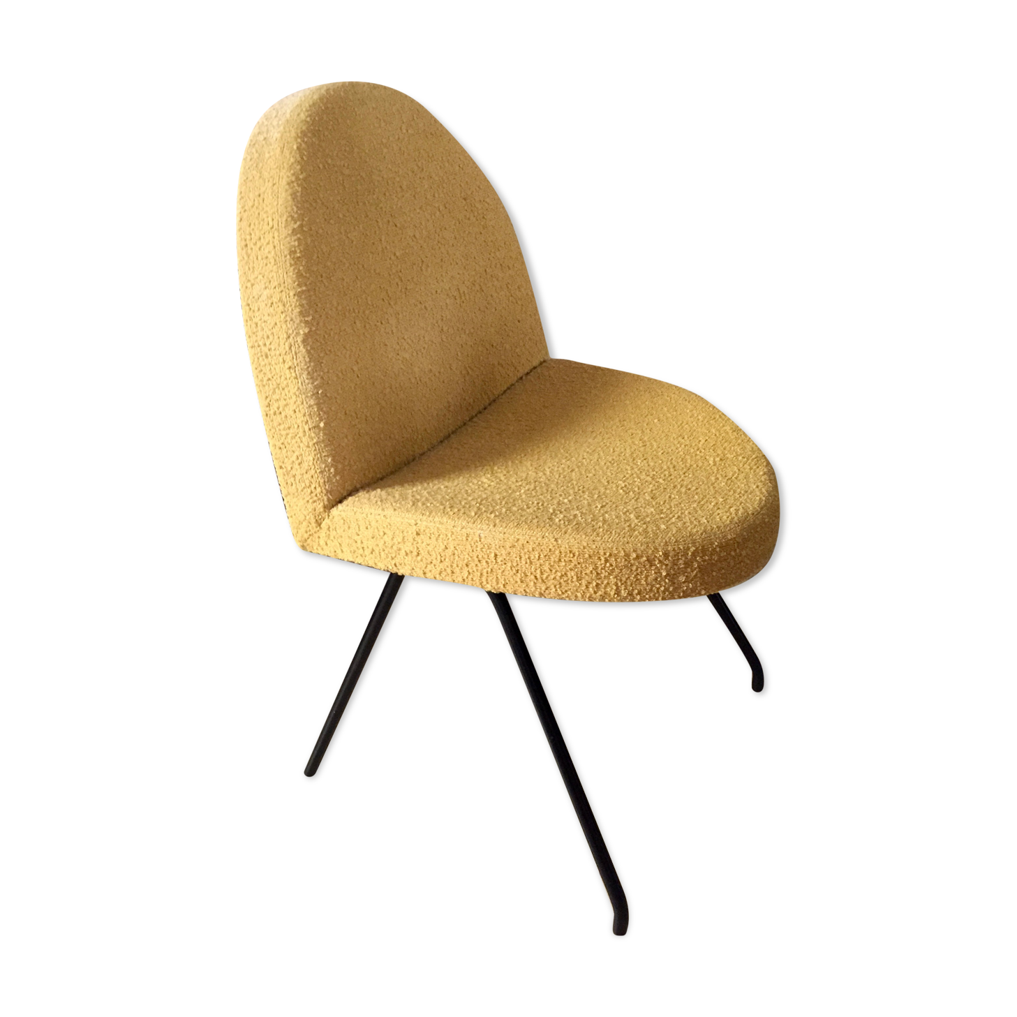 Chauffeuse n° 771 modèle "langue" de Joseph André Motte pour Steiner 1954