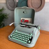 Hermes media 3 typewriter green metallic Mint