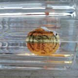 Cast crystal vase
