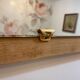 Trapezoidal oak mirror - 182x32cm