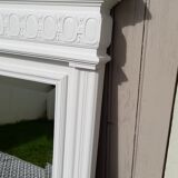 Beveled trumeau mirror