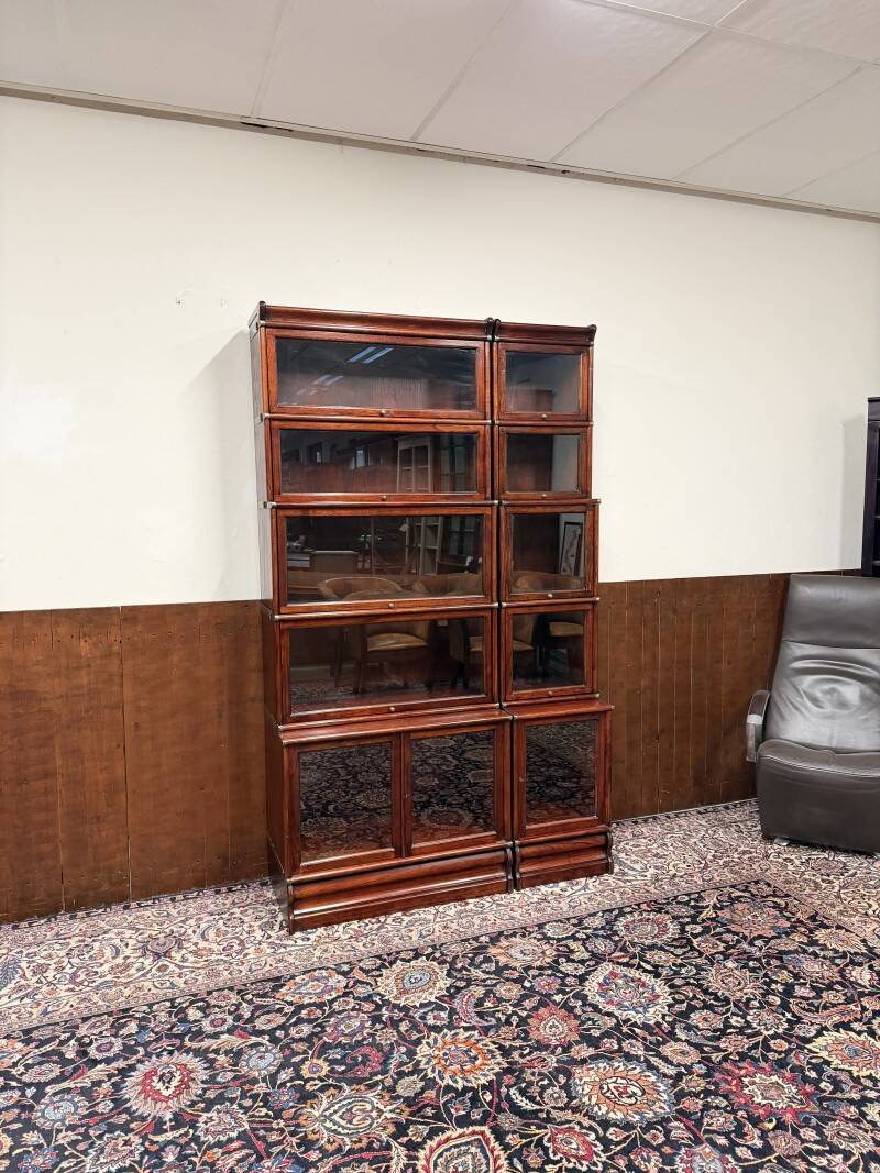 Set Classic English Bookcase Globe Wernicke