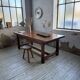 Rustic farmhouse table, solid oak, 2m