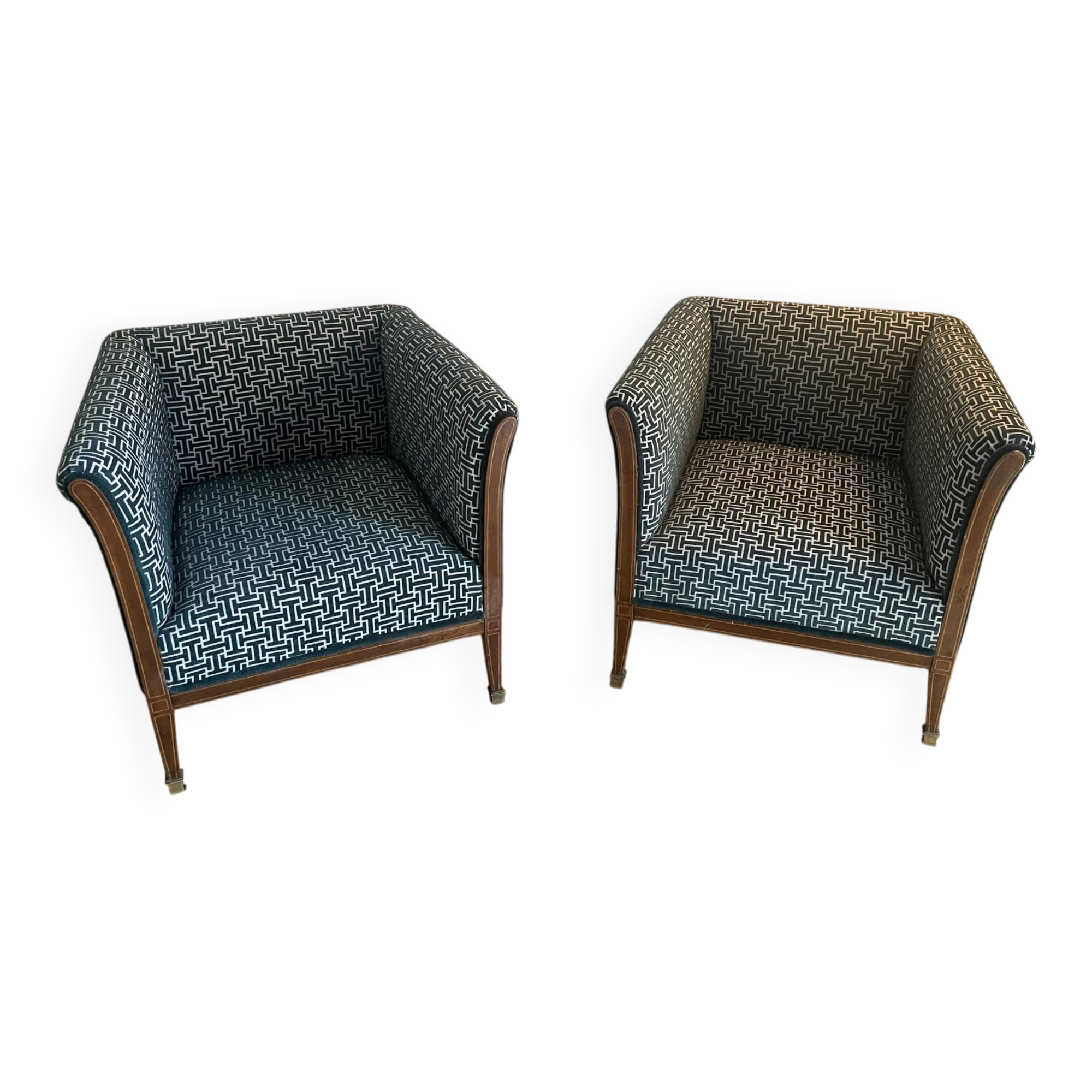 Art Deco armchairs