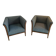 Art Deco armchairs