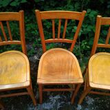 Series of four Luterma bistro chairs