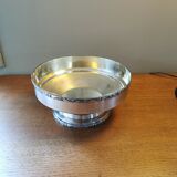 Art Deco cut on foot in silver metal