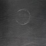 Chaises de salle à manger en cuir noir Dialogo par Afra et Tobia Scarpa pour B&B Italia