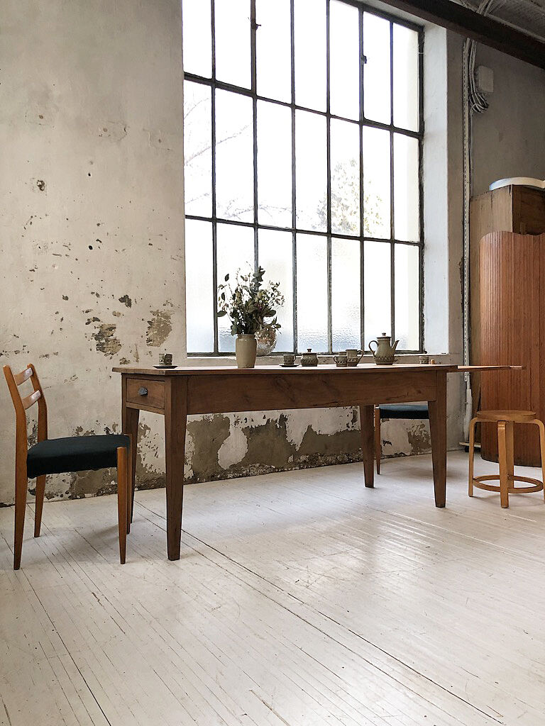 Cherry farm table - lengthening 2m30