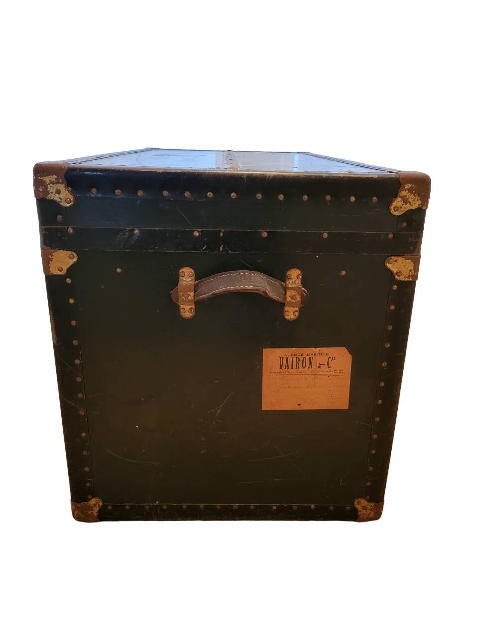Old American travel trunk