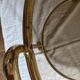 Vintage serving trolley with smoked glass from the 1970s