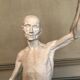 Plaster cast of a flayed figure