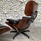 Fauteuil Lounge Herman Miller Charles & Ray Eames 1976 Palissandre Nv Cuir