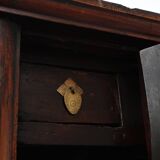 Large wooden Chinese 19th Century Qing Dynasty Wedding or Tapering Cabinet