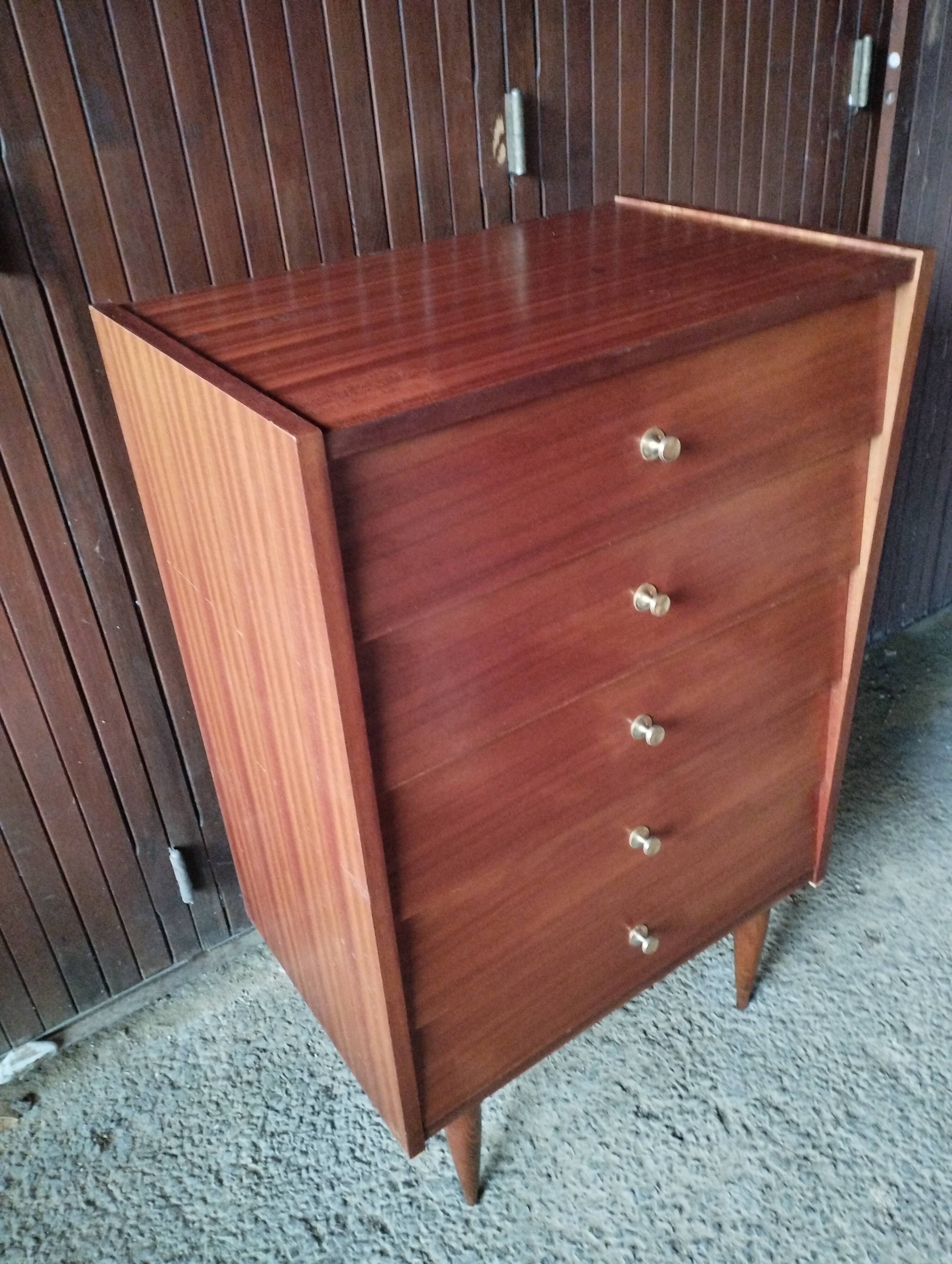 Vintage chiffonnier 5 drawers