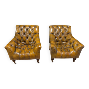 Ensemble de 2 fauteuils - club